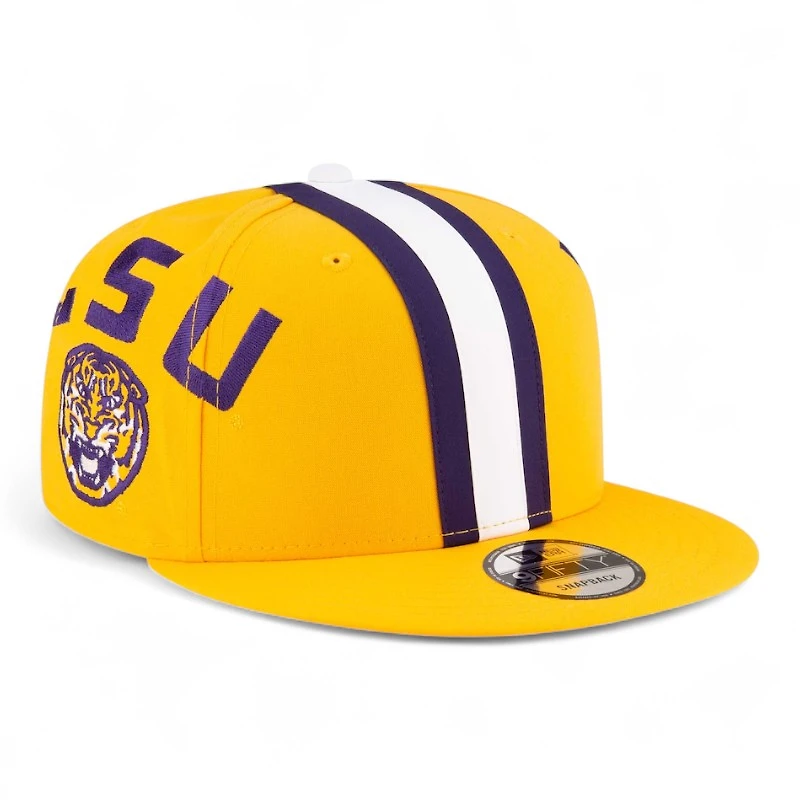 LSU Tigers Gold Helmet New Era 9FIFTY Snapback