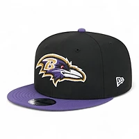 Baltimore Ravens Black and Purple New Era 9FIFTY Snapback