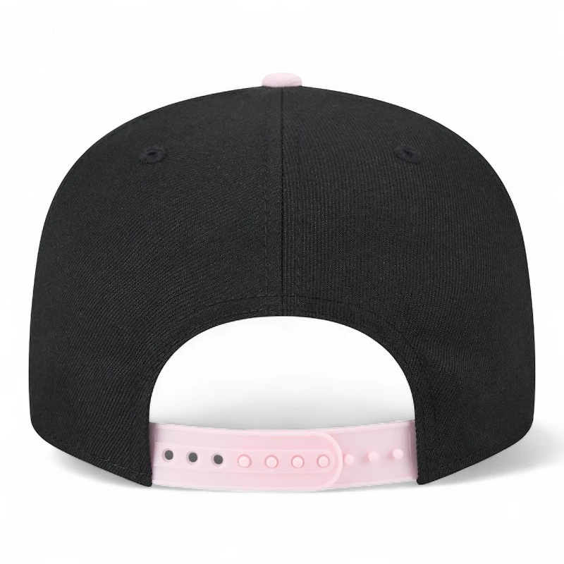 Inter Miami Black and Light Pink New Era 9FIFTY Snapback
