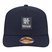 Houston Texans Navy H-Town Logo 2025 NFL Sideline New Era 9SEVENTY Trucker Adjustable Snapback Hat