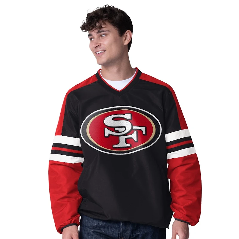 San Francisco 49ers Black High Heat G-III Sports Pullover Jacket