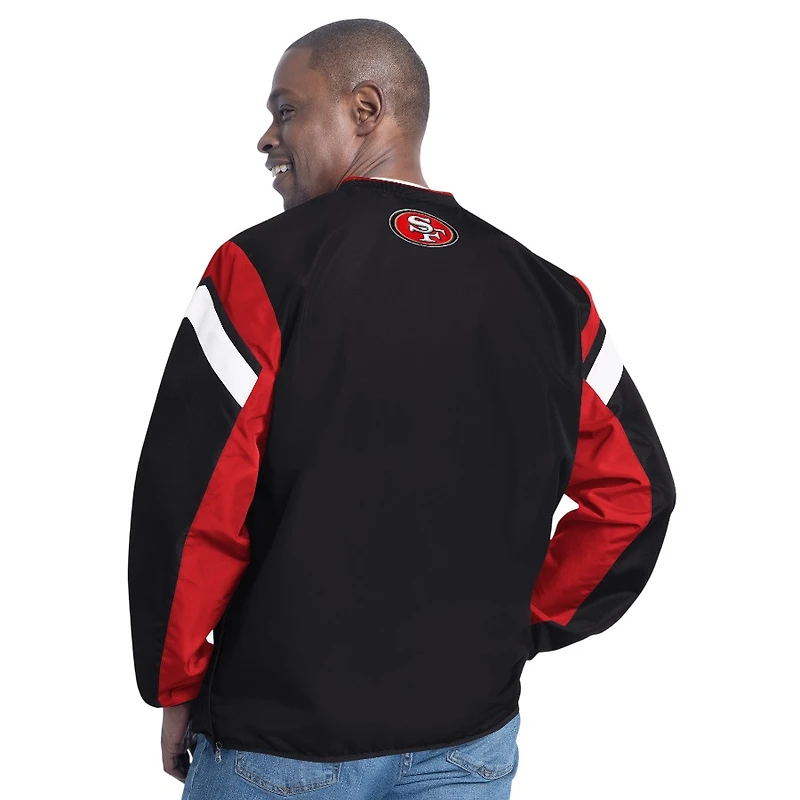 San Francisco 49ers Black Wordmark G-III Sports Pullover Jacket