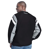 Las Vegas Raiders Black and Silver High Heat G-III Sports Pullover Jacket
