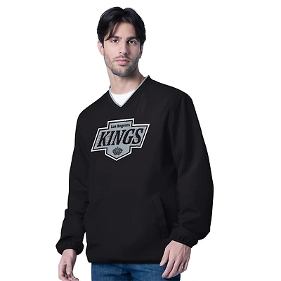 Los Angeles Kings Black and Silver G-III Sports Pullover Jacket