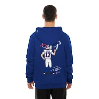 Buffalo Bills Royal Blue Josh Allen Billustration New Era Pullover Hoodie