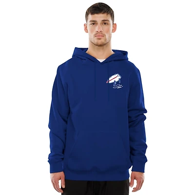 Buffalo Bills Royal Blue Josh Allen Billustration New Era Pullover Hoodie