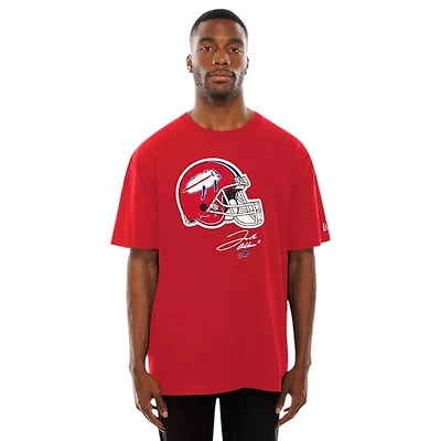 Buffalo Bills Red Josh Allen Billustration Helmet New Era T-Shirt