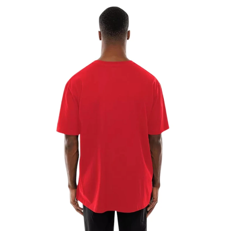 Buffalo Bills Red Josh Allen Billustration Helmet New Era T-Shirt