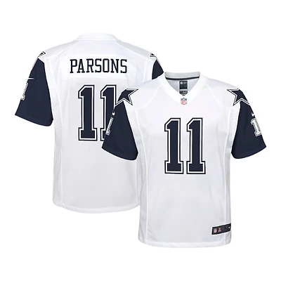 Youth Dallas Cowboys Micah Parsons Nike White Alternate Game Jersey