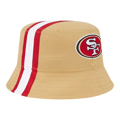 San Francisco 49ers Gold Helmet New Era Adult Bucket Hat