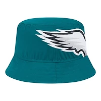 Philadelphia Eagles Midnight Green Helmet New Era Adult Bucket Hat