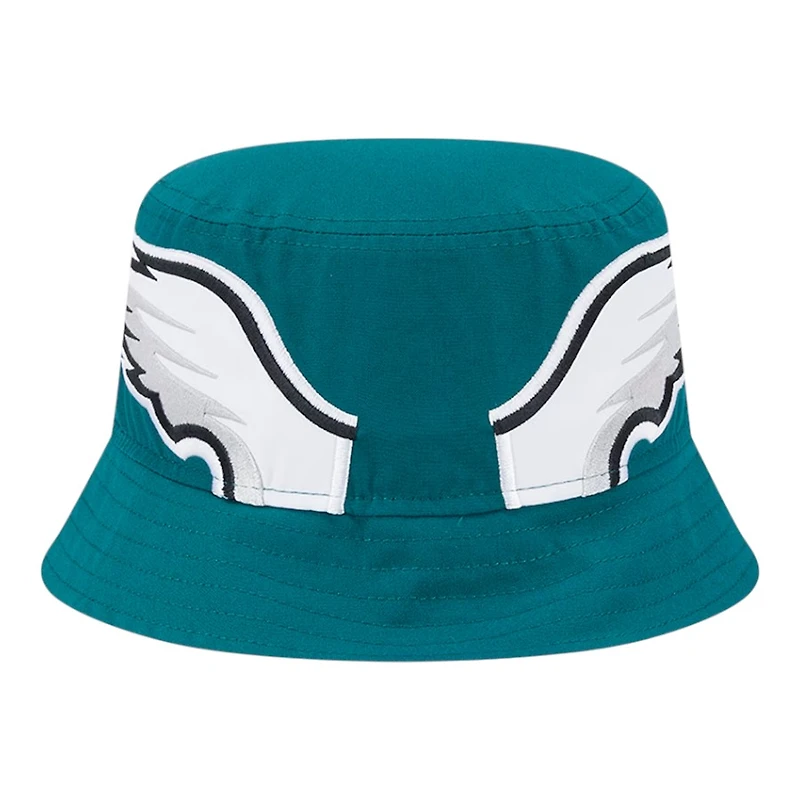 Philadelphia Eagles Midnight Green Helmet New Era Adult Bucket Hat