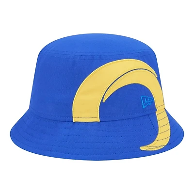 Los Angeles Rams Royal Blue Helmet New Era Adult Bucket Hat