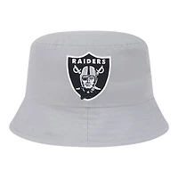 Las Vegas Raiders Gray Helmet New Era Adult Bucket Hat