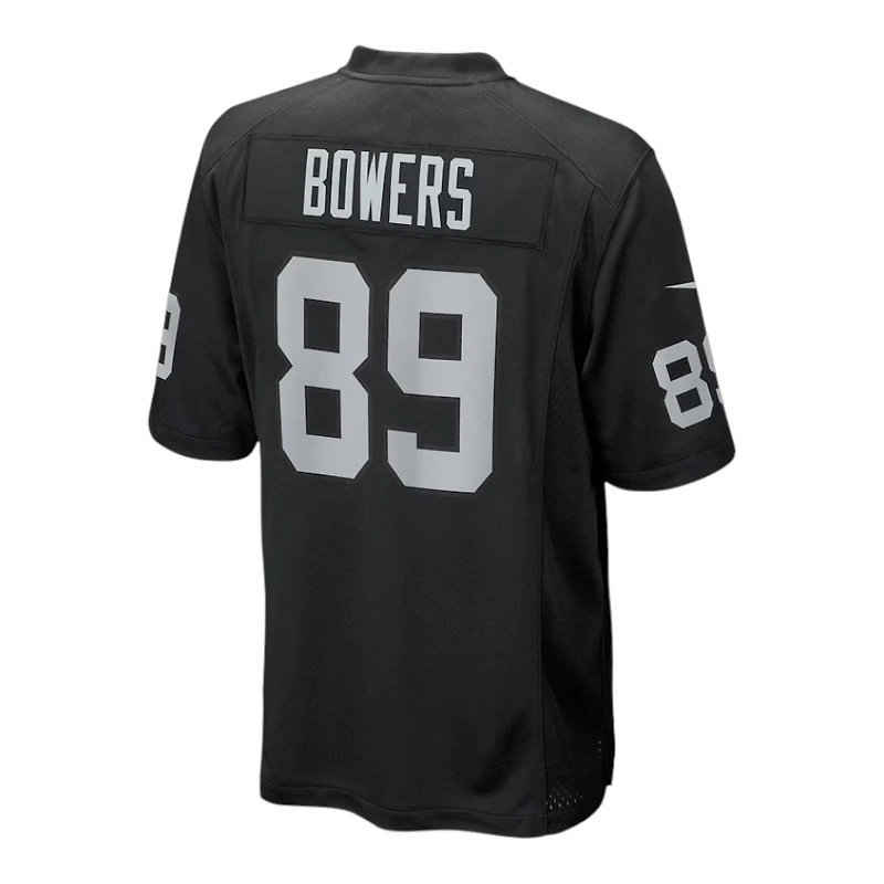 Youth Las Vegas Raiders Brock Bowers Nike Black Game Jersey