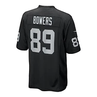 Youth Las Vegas Raiders Brock Bowers Nike Black Game Jersey