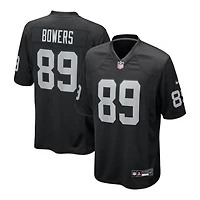 Youth Las Vegas Raiders Brock Bowers Nike Black Game Jersey