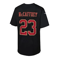 Youth San Francisco 49ers Christian McCaffrey Nike Black Carbon Fashion Game Jersey