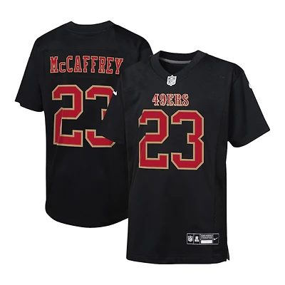 Youth San Francisco 49ers Christian McCaffrey Nike Black Carbon Fashion Game Jersey
