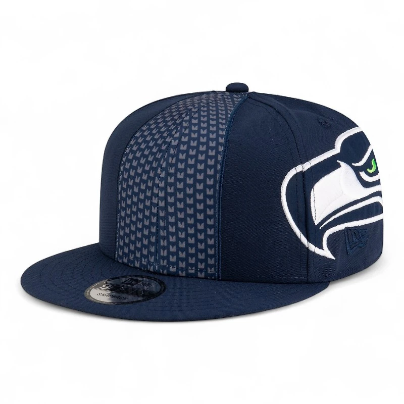 Seattle Seahawks Navy NFL Helmet Pack New Era 9FIFTY Snapback Hat