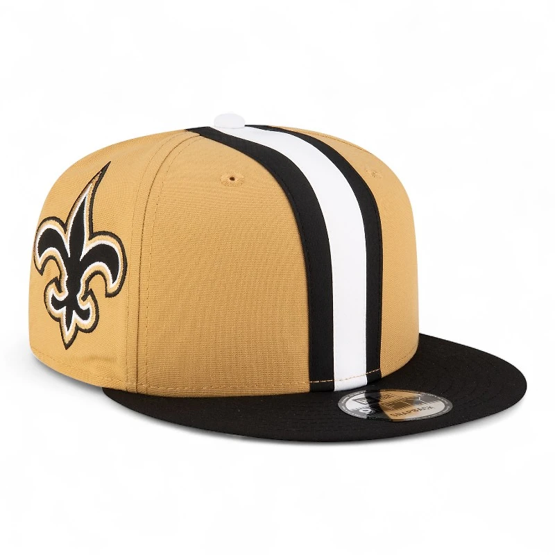 New Orleans Saints Gold NFL Helmet Pack New Era 9FIFTY Snapback Hat