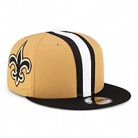 New Orleans Saints Gold NFL Helmet Pack New Era 9FIFTY Snapback Hat