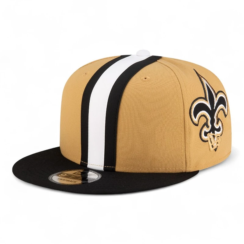 New Orleans Saints Gold NFL Helmet Pack New Era 9FIFTY Snapback Hat