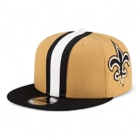 New Orleans Saints Gold NFL Helmet Pack New Era 9FIFTY Snapback Hat