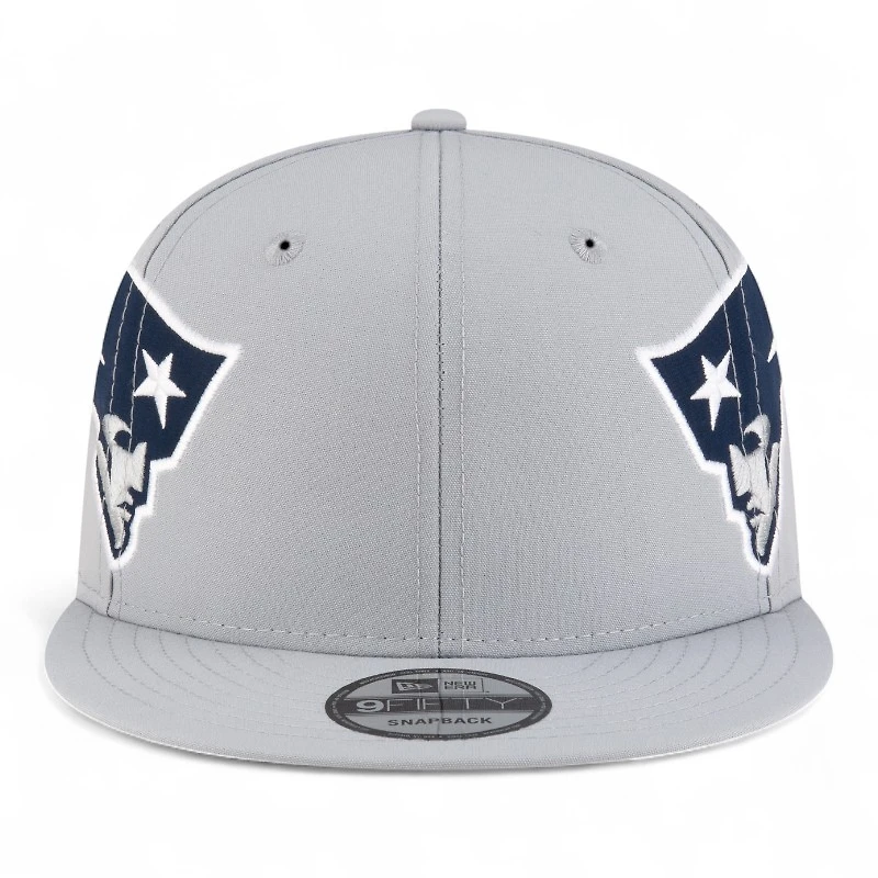 New England Patriots Gray NFL Helmet Pack New Era 9FIFTY Snapback Hat