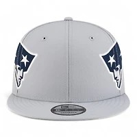 New England Patriots Gray NFL Helmet Pack New Era 9FIFTY Snapback Hat