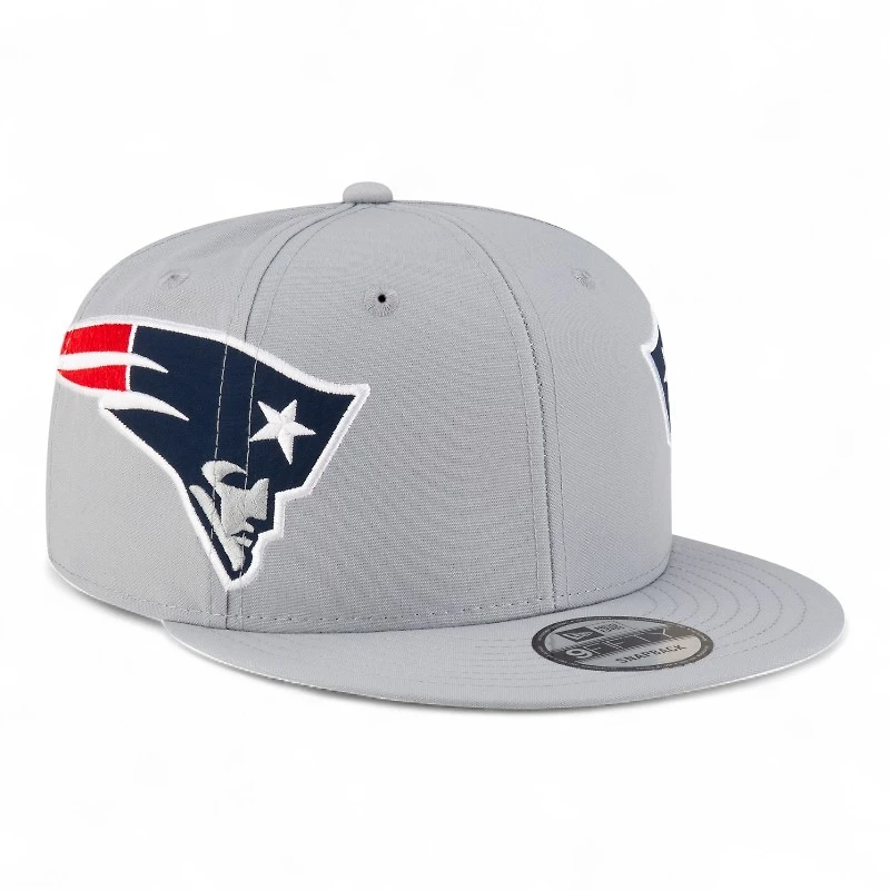 New England Patriots Gray NFL Helmet Pack New Era 9FIFTY Snapback Hat