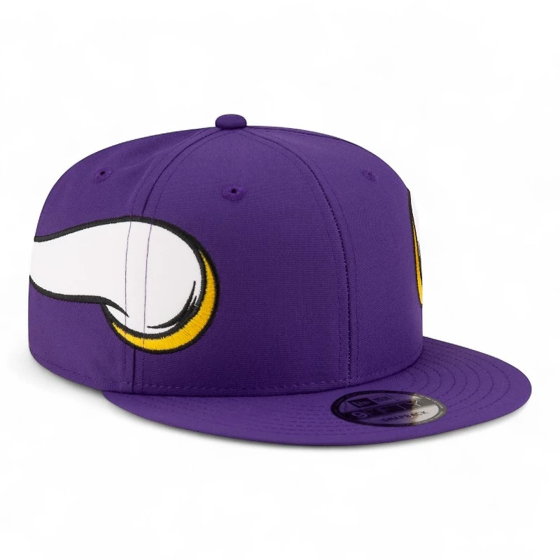 Minnesota Vikings Purple NFL Helmet Pack New Era 9FIFTY Snapback Hat