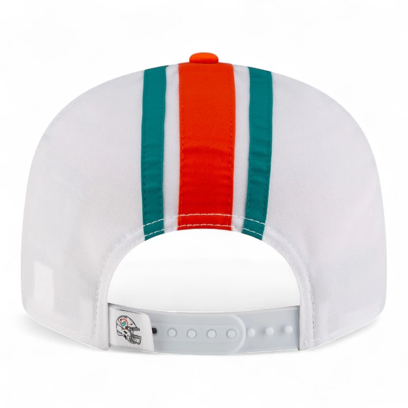 Miami Dolphins White Historic NFL Helmet Pack New Era 9FIFTY Snapback Hat