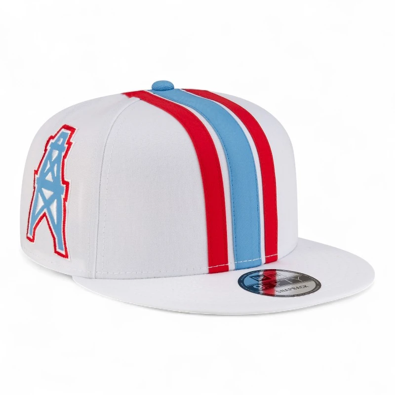 Houston Oilers White NFL Helmet Pack New Era 9FIFTY Snapback Hat