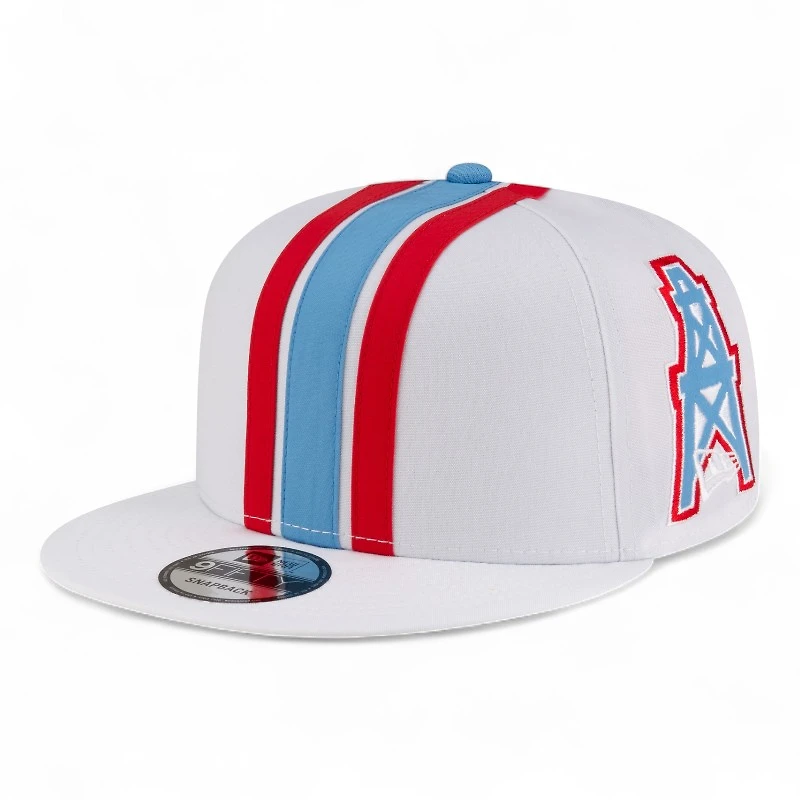 Houston Oilers White NFL Helmet Pack New Era 9FIFTY Snapback Hat