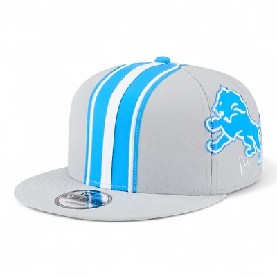 Detroit Lions Gray NFL Helmet Pack New Era 9FIFTY Snapback Hat