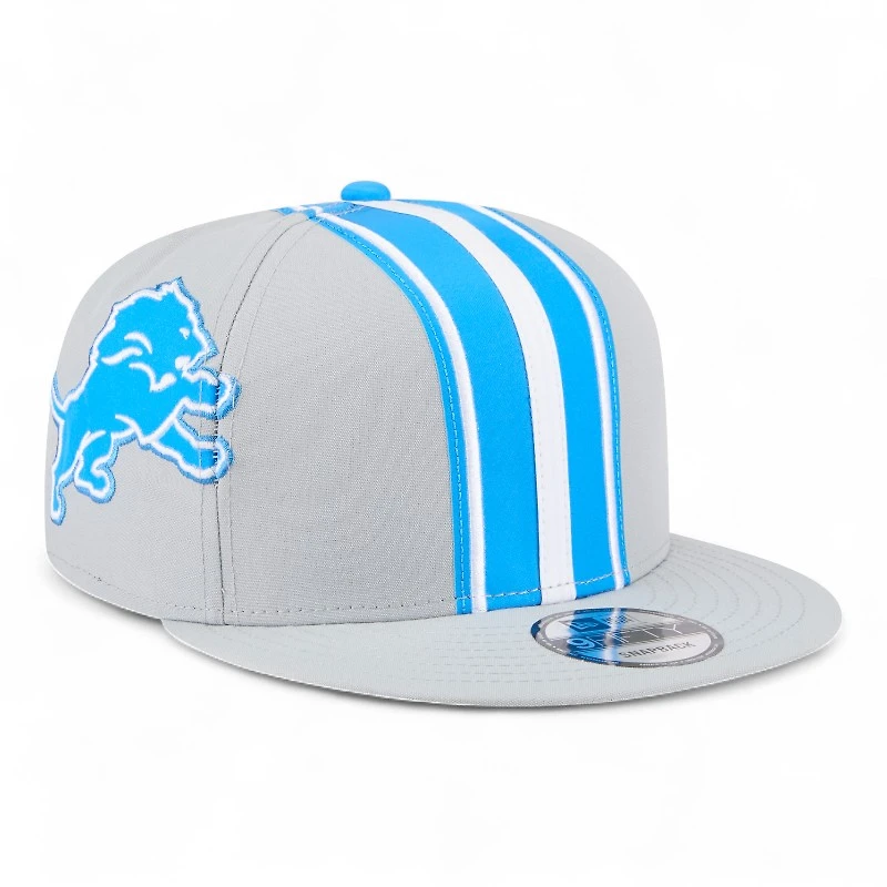 Detroit Lions Gray NFL Helmet Pack New Era 9FIFTY Snapback Hat