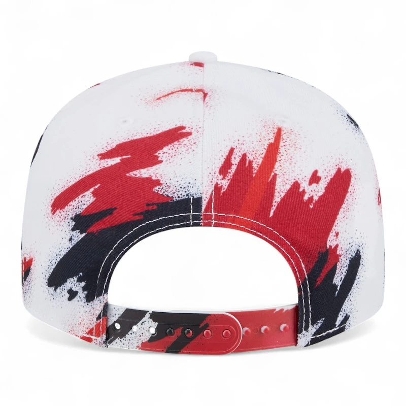 Detroit Red Wings White Paint Splatter Rope New Era 9FIFTY Snapback