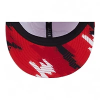 Detroit Red Wings White Paint Splatter Rope New Era 9FIFTY Snapback