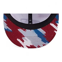 Colorado Avalanche White Paint Splatter Rope New Era 9FIFTY Snapback