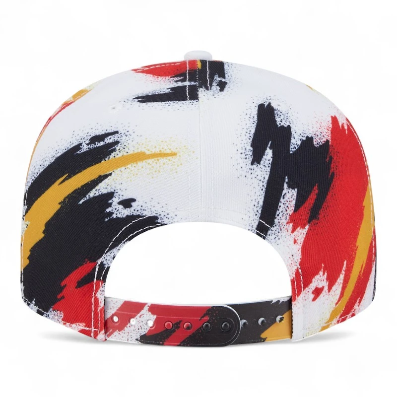Chicago Blackhawks White Paint Splatter Rope New Era 9FIFTY Snapback