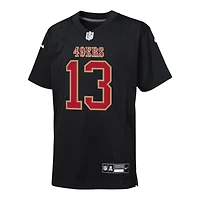 Youth San Francisco 49ers Brock Purdy Nike Black Carbon Fashion Game Jersey