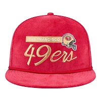 San Francisco 49ers Red Corudroy Rope New Era 9FIFTY Snapback Hat