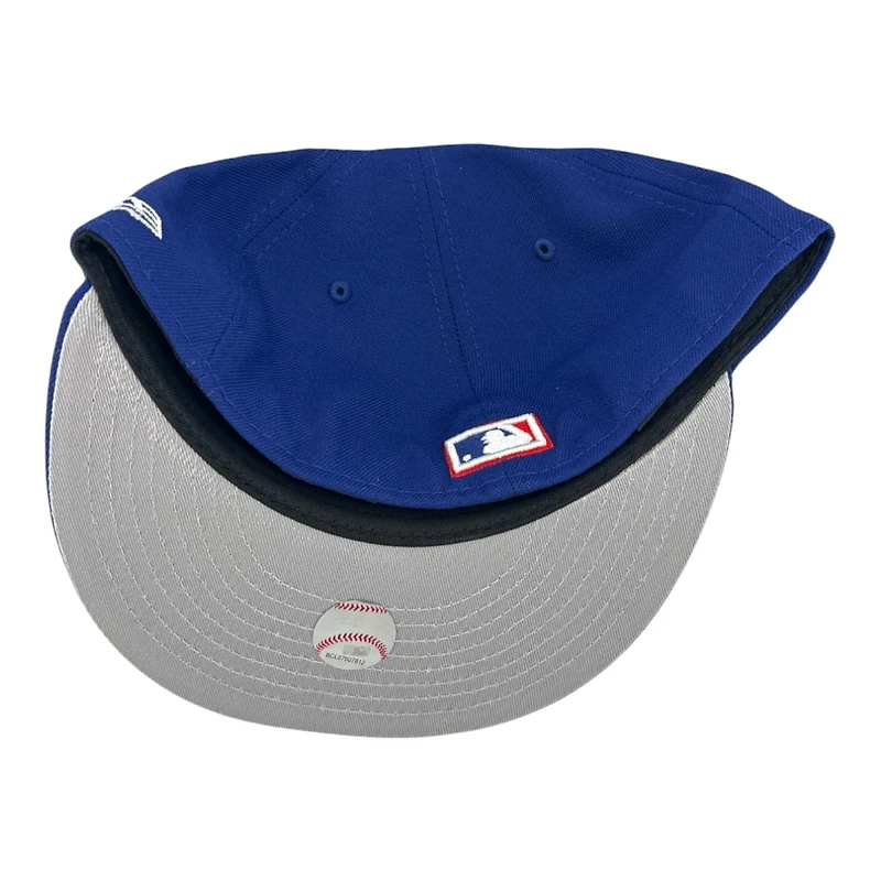 Los Angeles Dodgers Royal Blue Palm Tree 50th Anniversary Patch Grey UV New Era 59FIFTY Fitted Hat