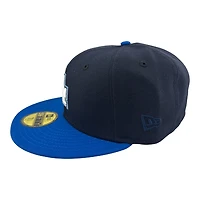 Los Angeles Dodgers Royal Blue 2Tone Mexico Flag Patch Grey UV New Era 59FIFTY Fitted Hat
