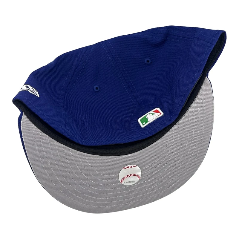 Los Angeles Dodgers Royal Blue Mexico Flag Patch Grey UV New Era 59FIFTY Fitted Hat