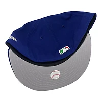 Los Angeles Dodgers Royal Blue Mexico Flag Patch Grey UV New Era 59FIFTY Fitted Hat