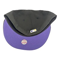 Los Angeles Dodgers Black Palm Tree and Lowrider Patch Purple UV New Era 59FIFTY Fitted Hat