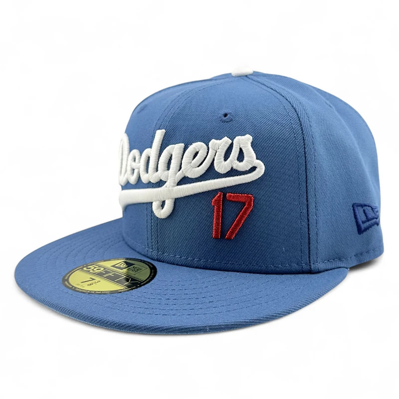 Los Angeles Dodgers Indigo Blue Ohtani Anime Patch Icy UV New Era 59FIFTY Fitted Hat