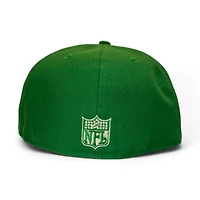 Philadelphia Eagle Botanical Green Leon the Lab 2004 Pro Bowl Patch Grey UV New Era 59FIFTY Fitted Hat